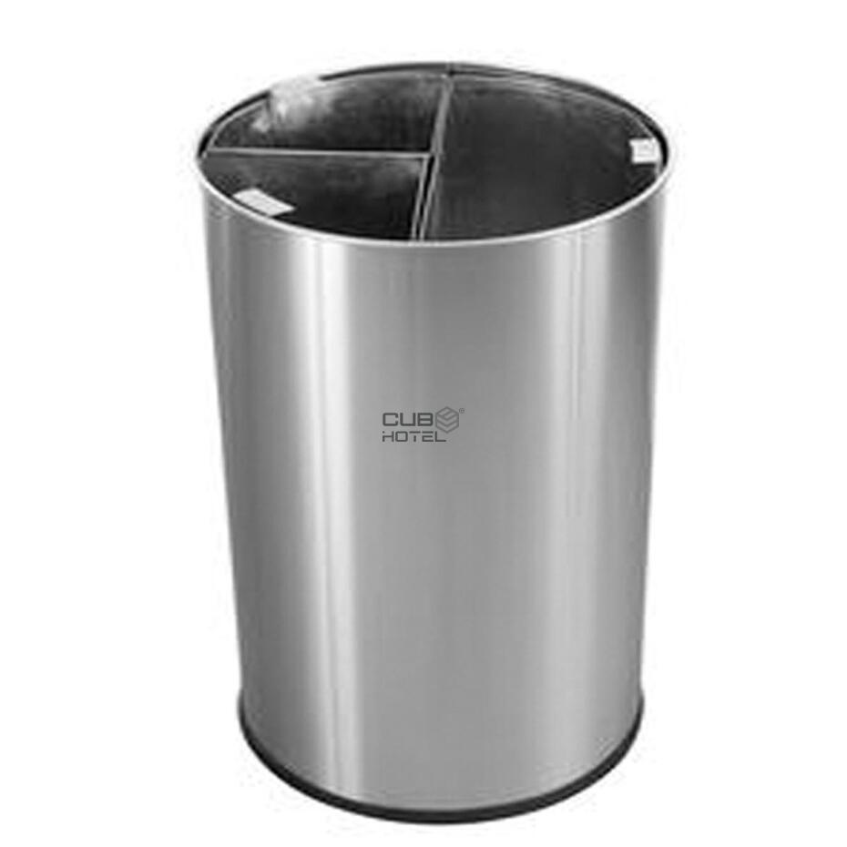 Cubo Triselectivo Inox 60L